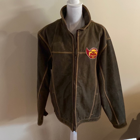 Red Robin 2017 Leather Jacket - never worn. See tags in NWOT. - Picture 1 of 11